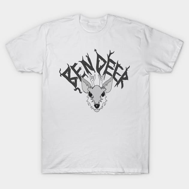 Ben Deer, minor god of metal T-Shirt by nocturnical